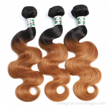Natural Body Wave Human Hair Cuticle Aligned Virgin Ombre 1b-33 27 30 613 Blonde Raw Indian Virgin Human Hair Weave Bundles